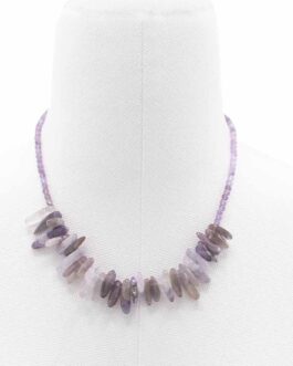 Longstone Gem Necklace - Amethyst