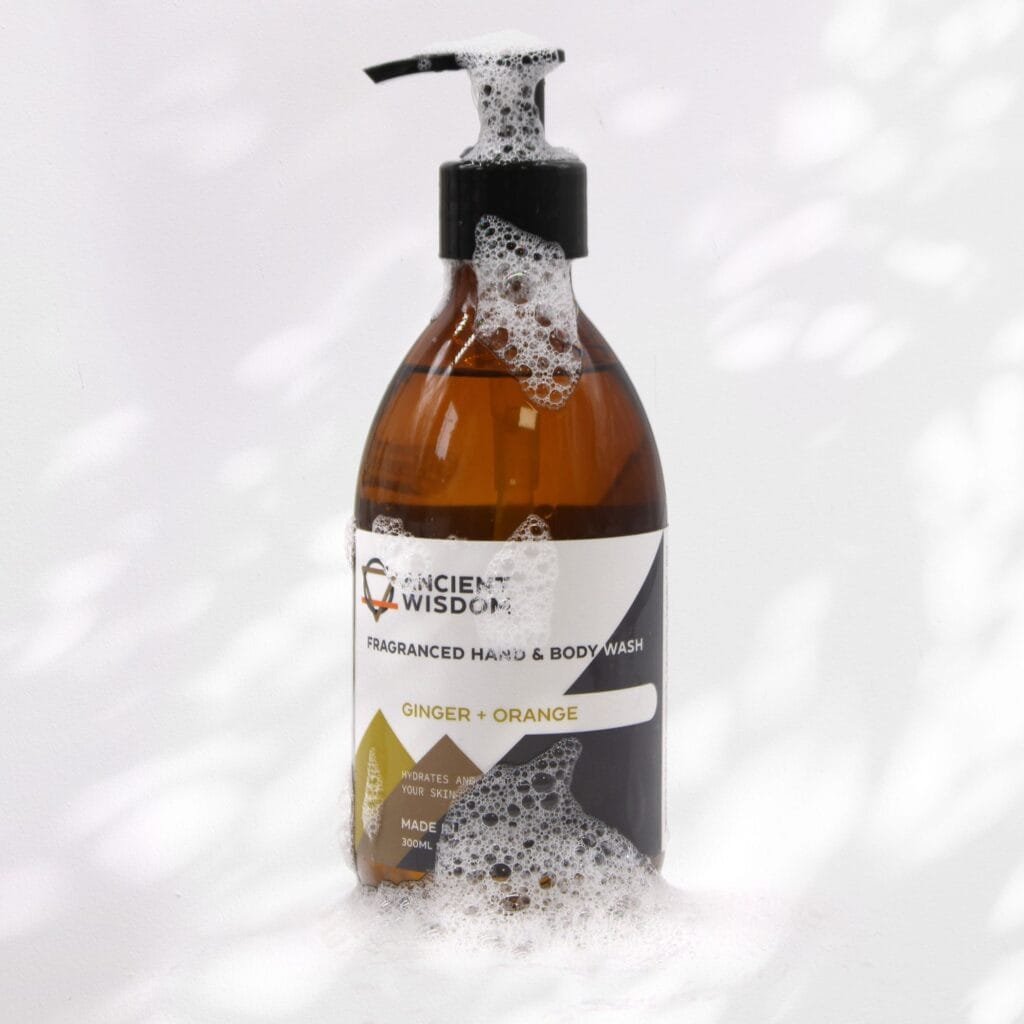 Gel Lavant Mains et Corps 300ml – Mangue & Citron Vert Gel lavant visage et corps